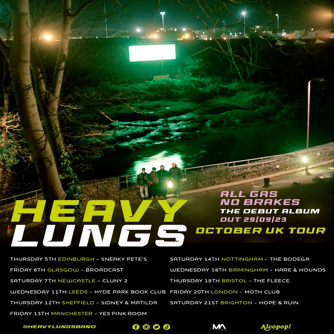 HEAVY LUNGS TICKETS The Fleece, Bristol, UK