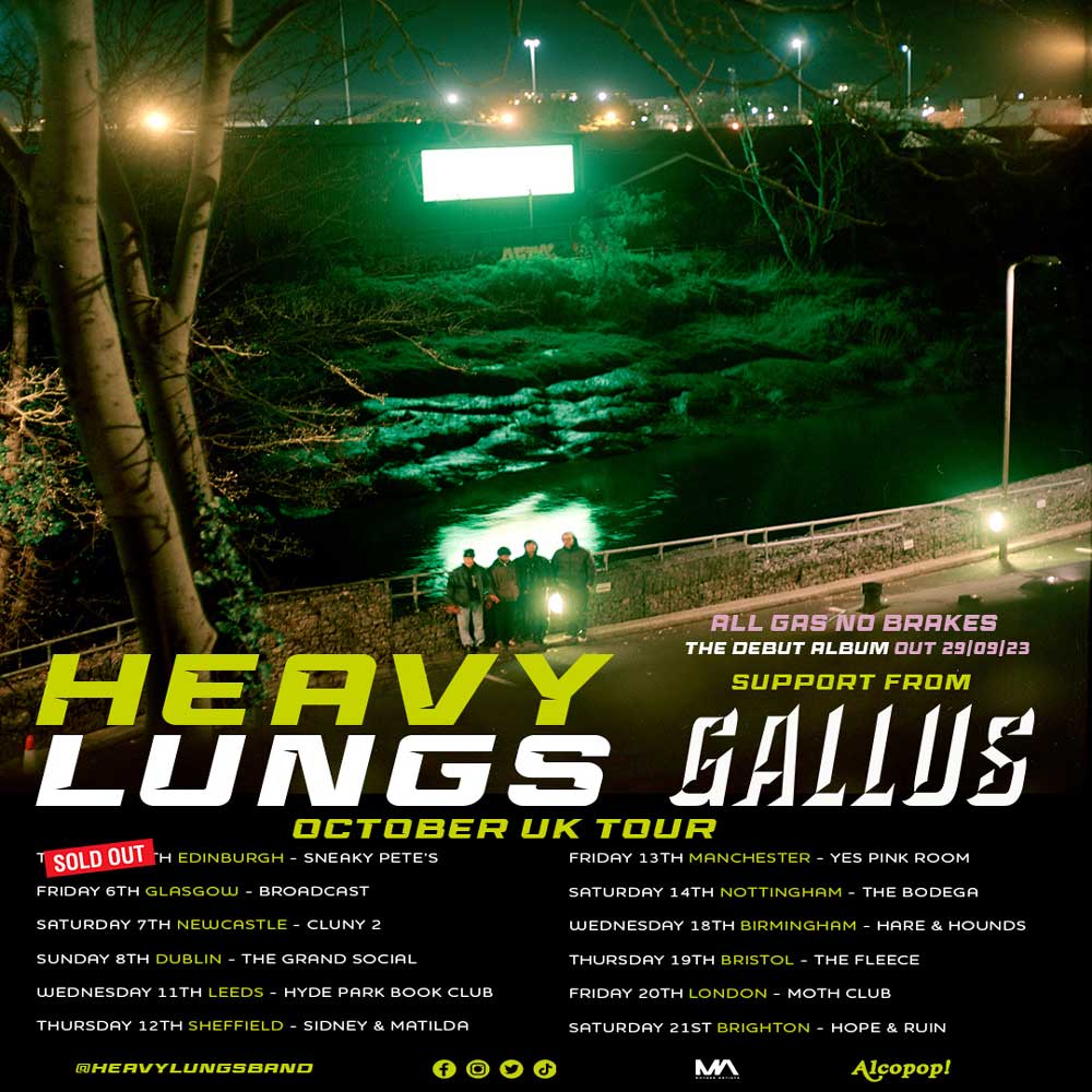 The Bodega, Nottingham, UK tour poster